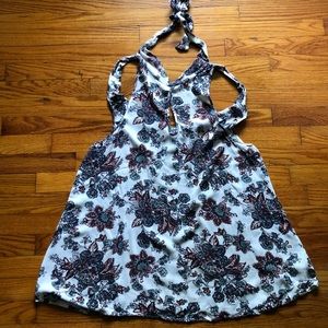 Free People long halter shirt